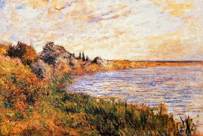 Claude Monet  The Banks of the Seine at La Grande Jatte oil painting image